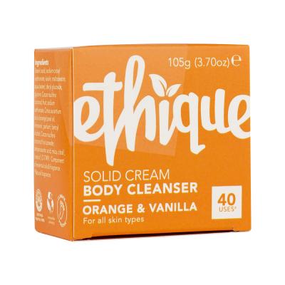 Ethique Body Cleanser Solid Cream Orange and Vanilla (For All Skin Types) 105g